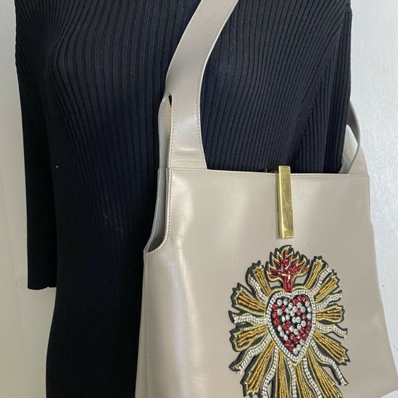 GUCCI Vintage Leather Shoulder bag Customized W/ D - Picture 5 of 13